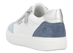 Remonte Sneaker aus Nappa- und Veloursleder mit Metallic-Besatz