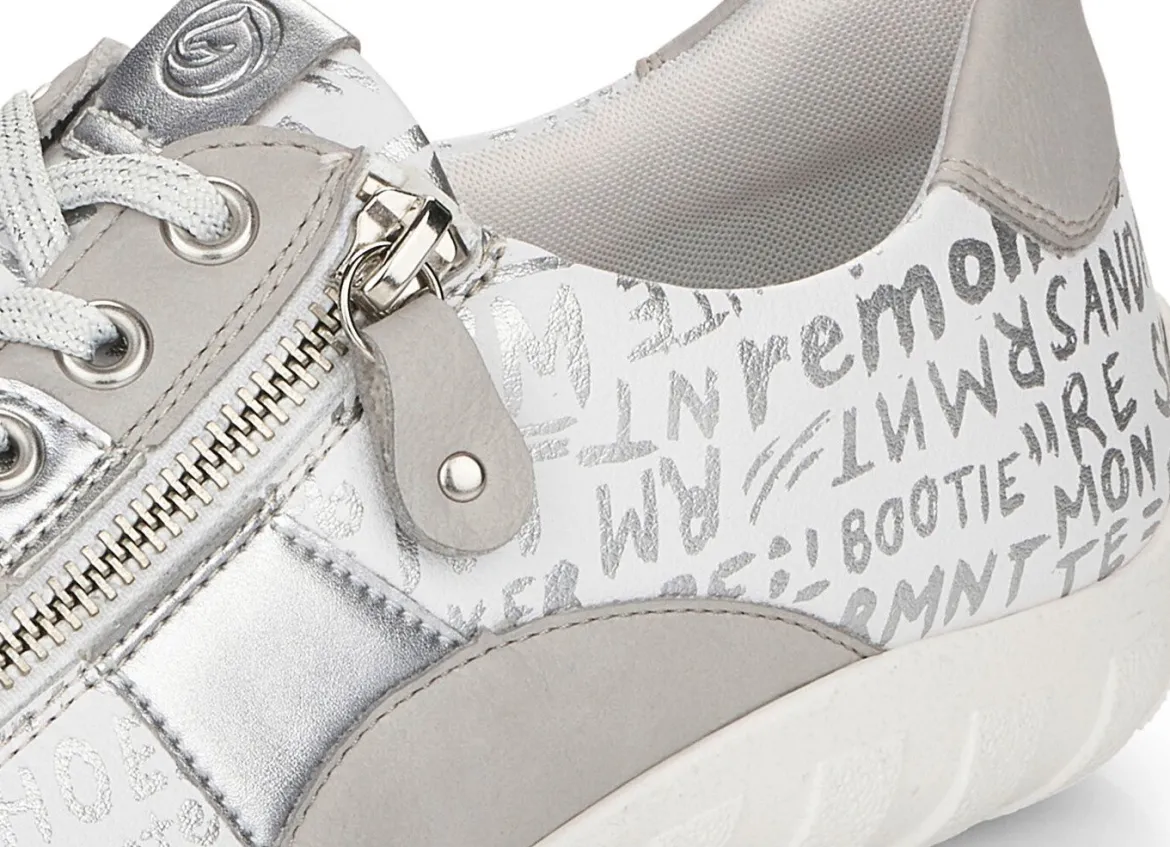 Remonte Sneaker mit bedruckten Besätzen