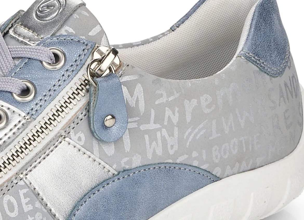 Remonte Sneaker mit bedruckten Besätzen