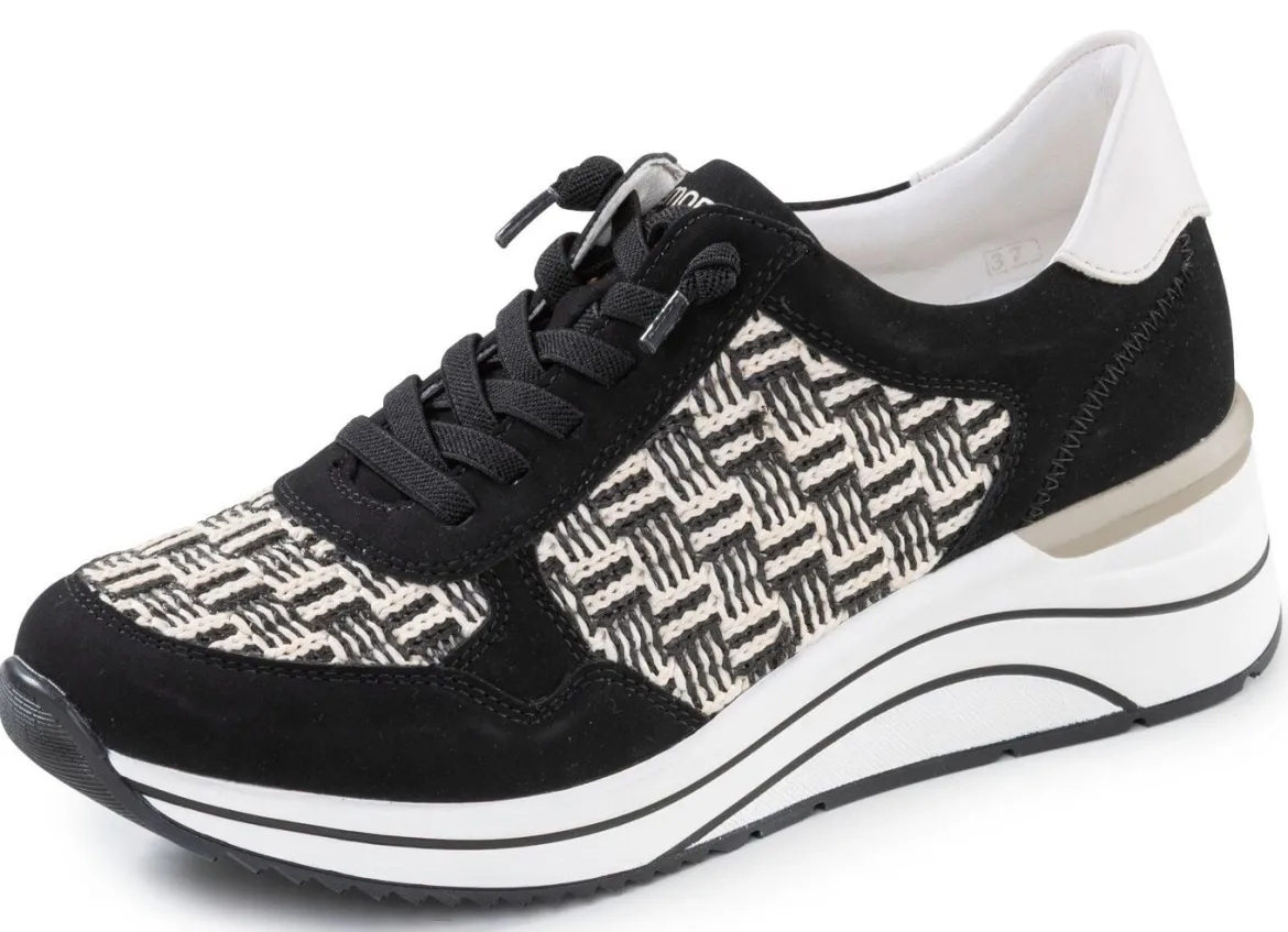 Remonte, sportliche Damen-Sneaker, Weite H, mit herausnehmbarem Fußbett