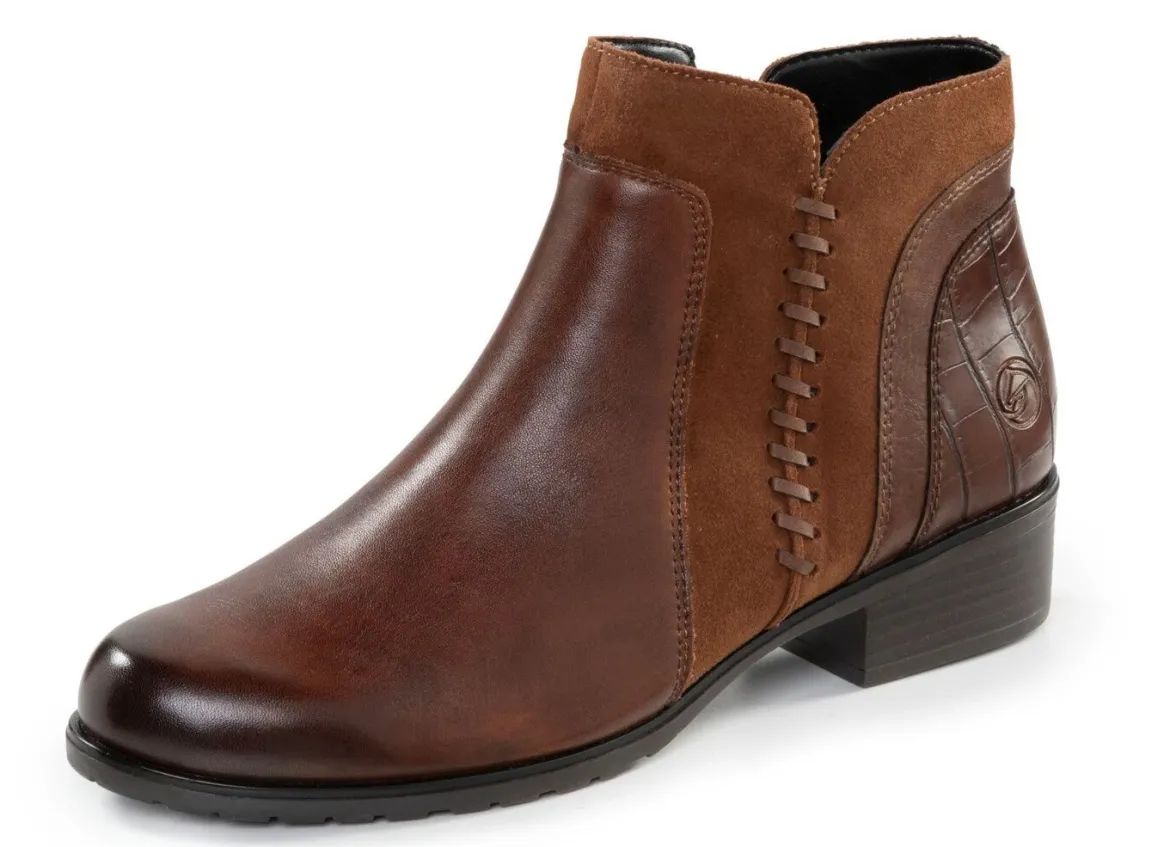 Remonte Stiefelette mit seitlicher Zier-Naht