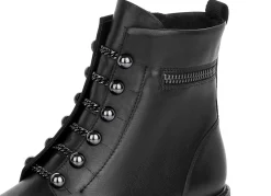Remonte Stiefelette mit trendigen Zierketten in Schnür-Optik