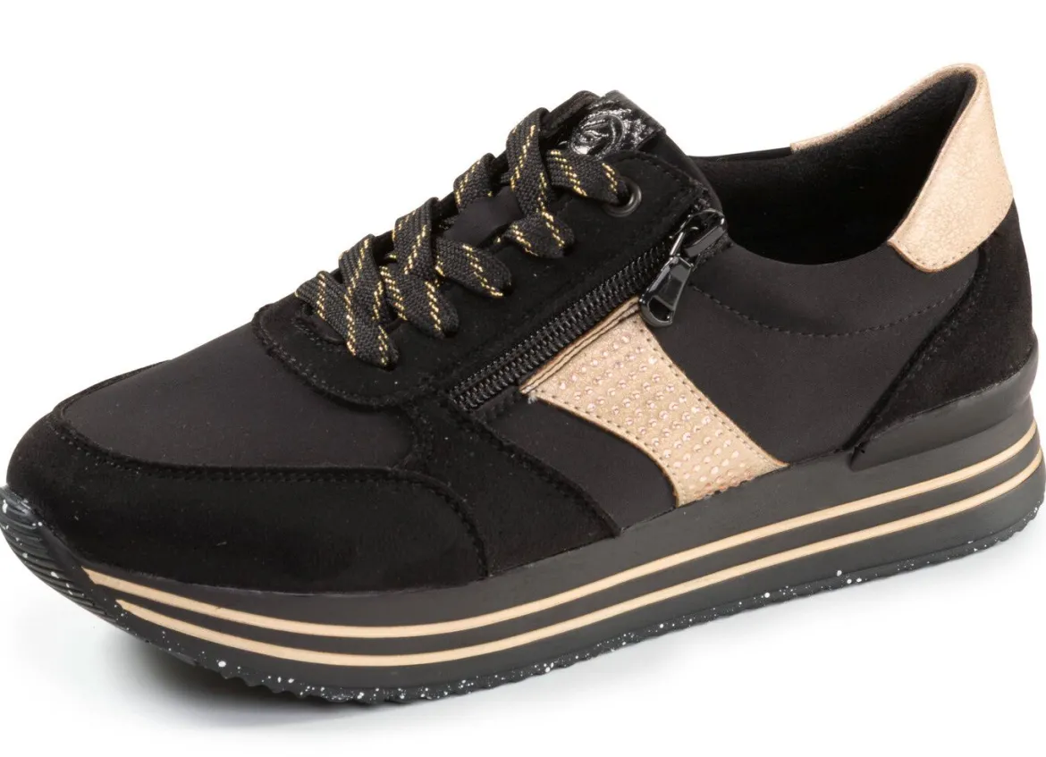 Remonte, trendige Damen-Sneaker, Weite G, mit herausnehmbarem Fußbett