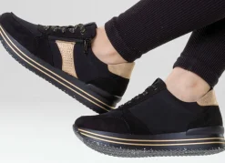 Remonte, trendige Damen-Sneaker, Weite G, mit herausnehmbarem Fußbett
