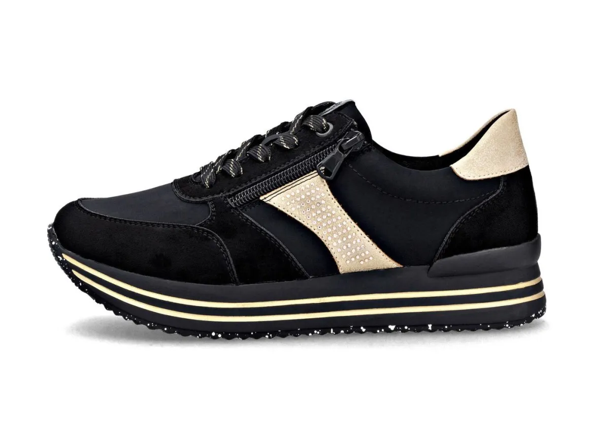 Remonte, trendige Damen-Sneaker, Weite G, mit herausnehmbarem Fußbett