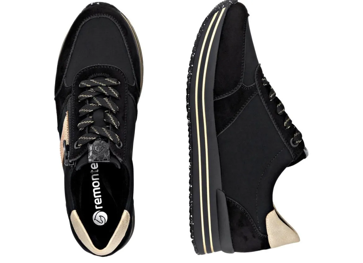 Remonte, trendige Damen-Sneaker, Weite G, mit herausnehmbarem Fußbett