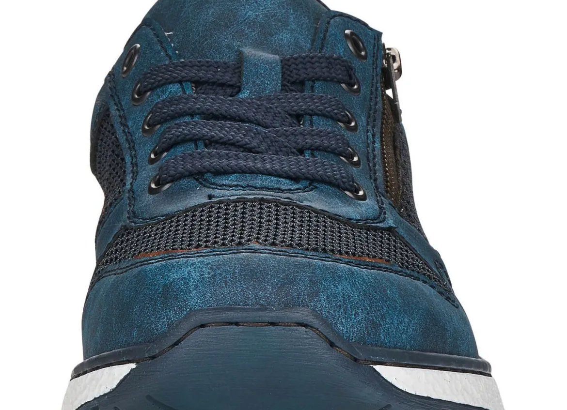 Rieker, bequeme Herren-Sneaker, Weite H, mit herausnehmbarem Fußbett