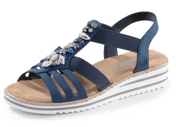 Rieker, edle Damen-Sandalen, mit Riemchen und Elastikbandagen