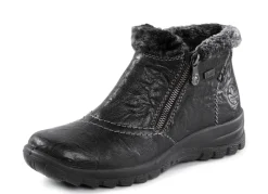 Rieker, gefütterte Damen-Boots, Winterschuhe, mit Reißverschluss