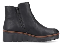 Rieker, gefütterte Damen-Stiefeletten, Winterschuhe, mit Reißverschluss