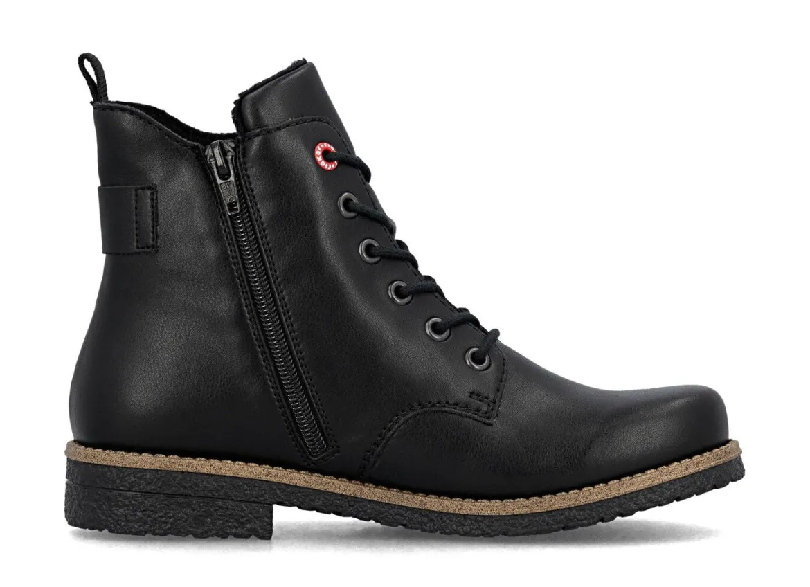 Rieker, klassische Damen-Stiefeletten, mit Reißverschluss