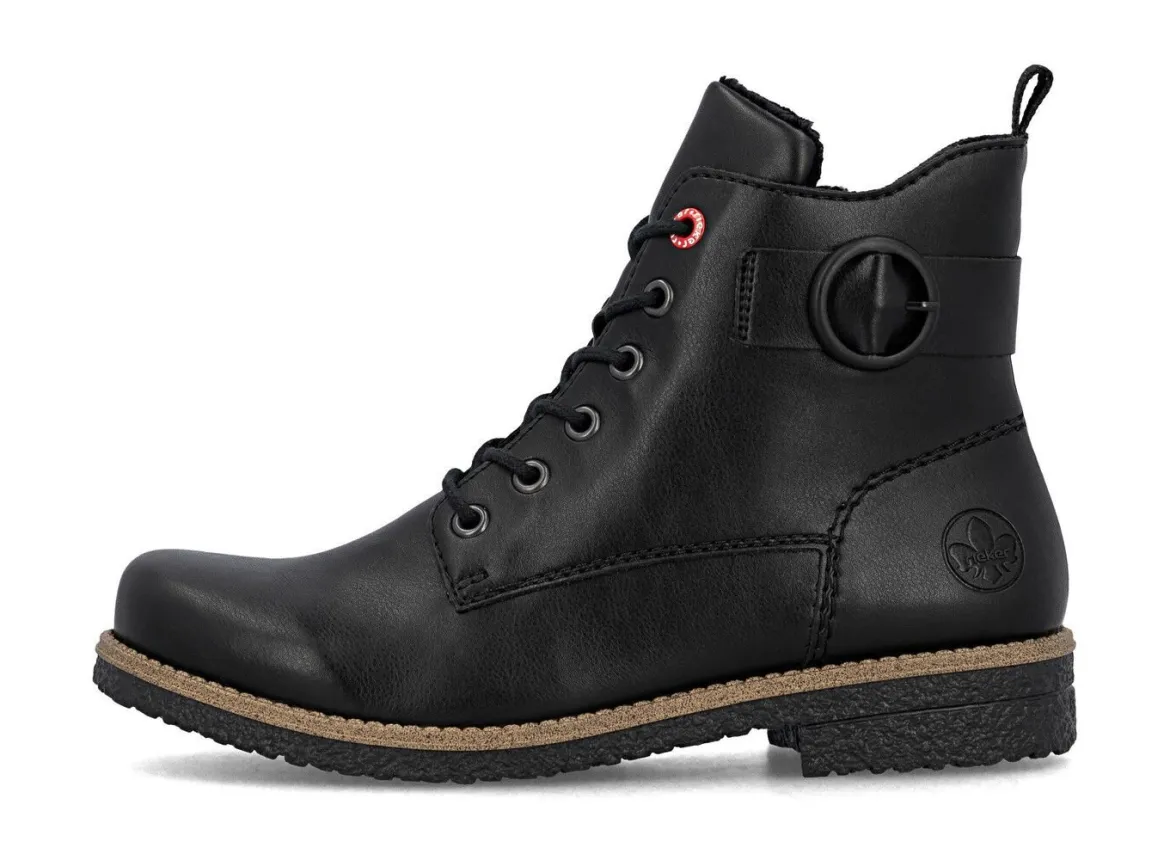 Rieker, klassische Damen-Stiefeletten, mit Reißverschluss