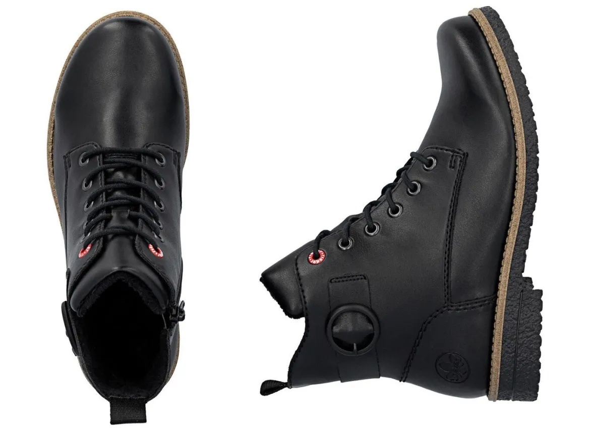 Rieker, klassische Damen-Stiefeletten, mit Reißverschluss