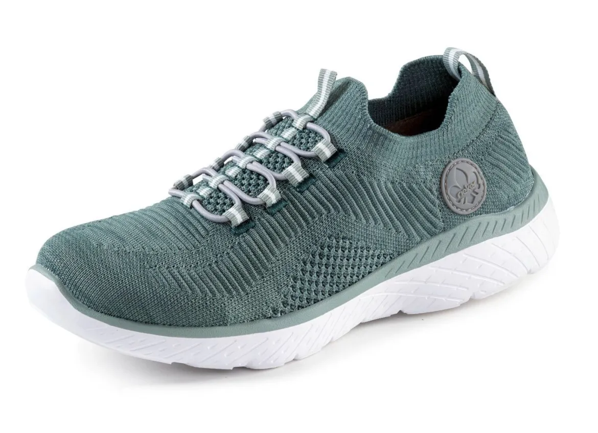 Rieker, leichte Damen-Sneaker, Weite G, mit MemoSoft-Textileinlage