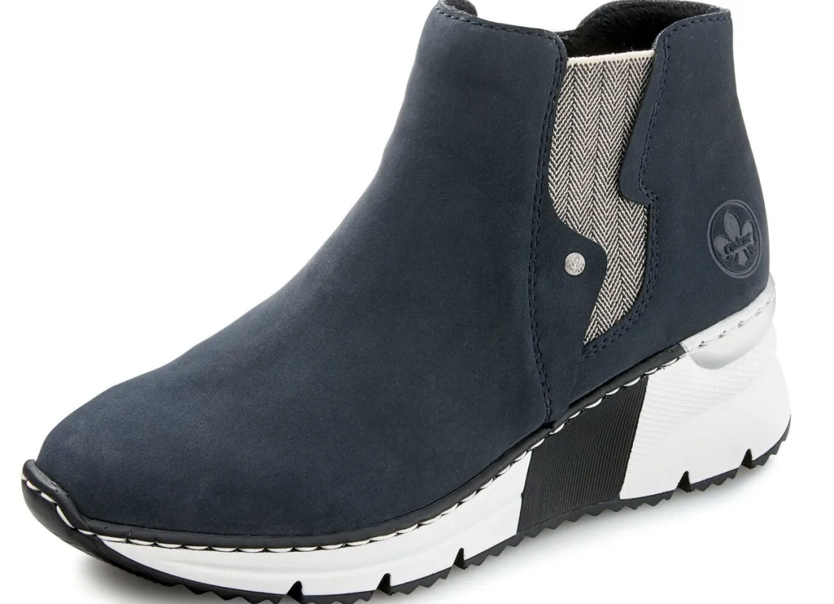 Rieker, modische Damen-Boots, Weite G, mit Reißverschluss