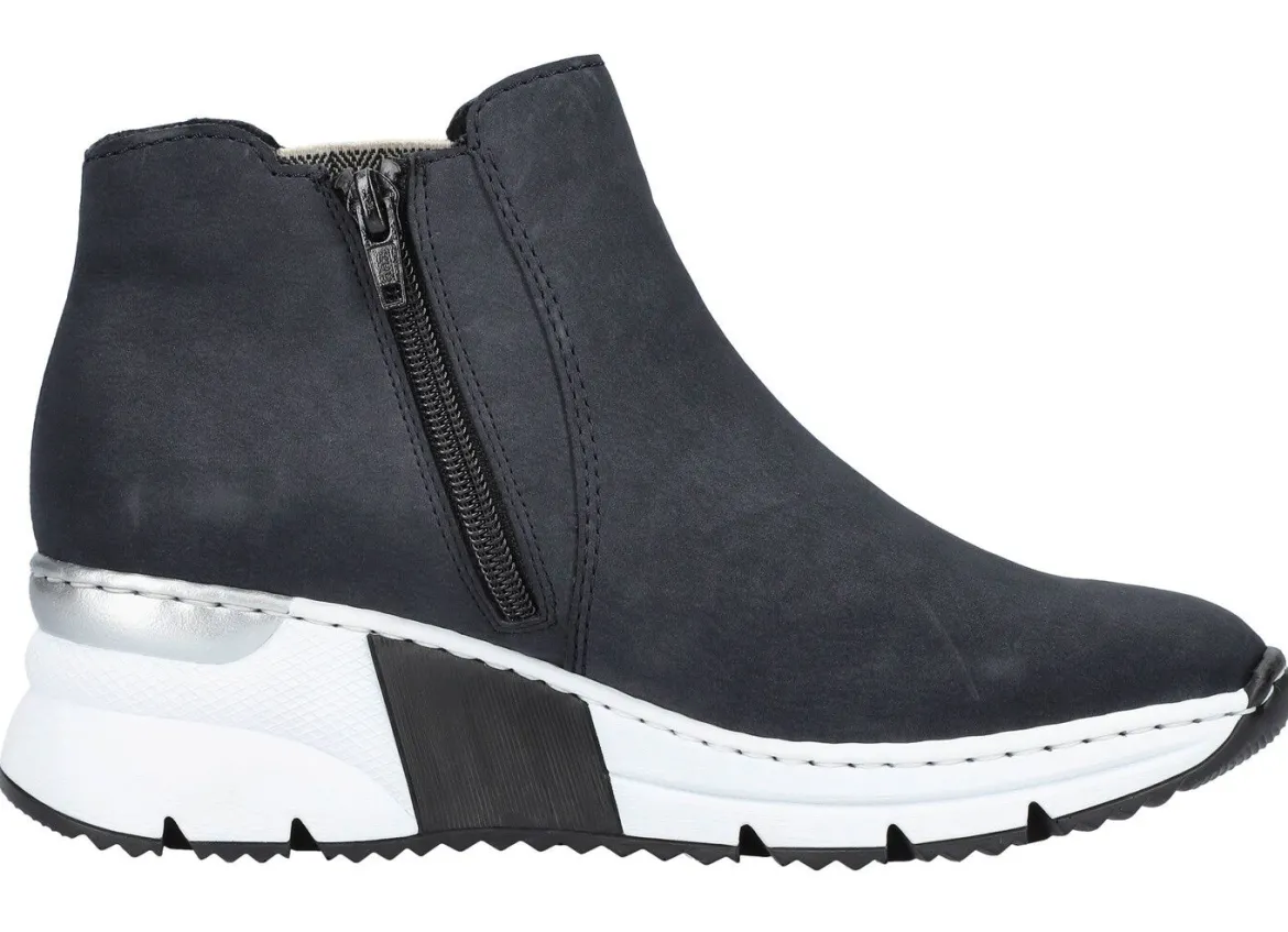 Rieker, modische Damen-Boots, Weite G, mit Reißverschluss