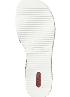 Rieker, modische Damen-Sandalen, mit Gummizug