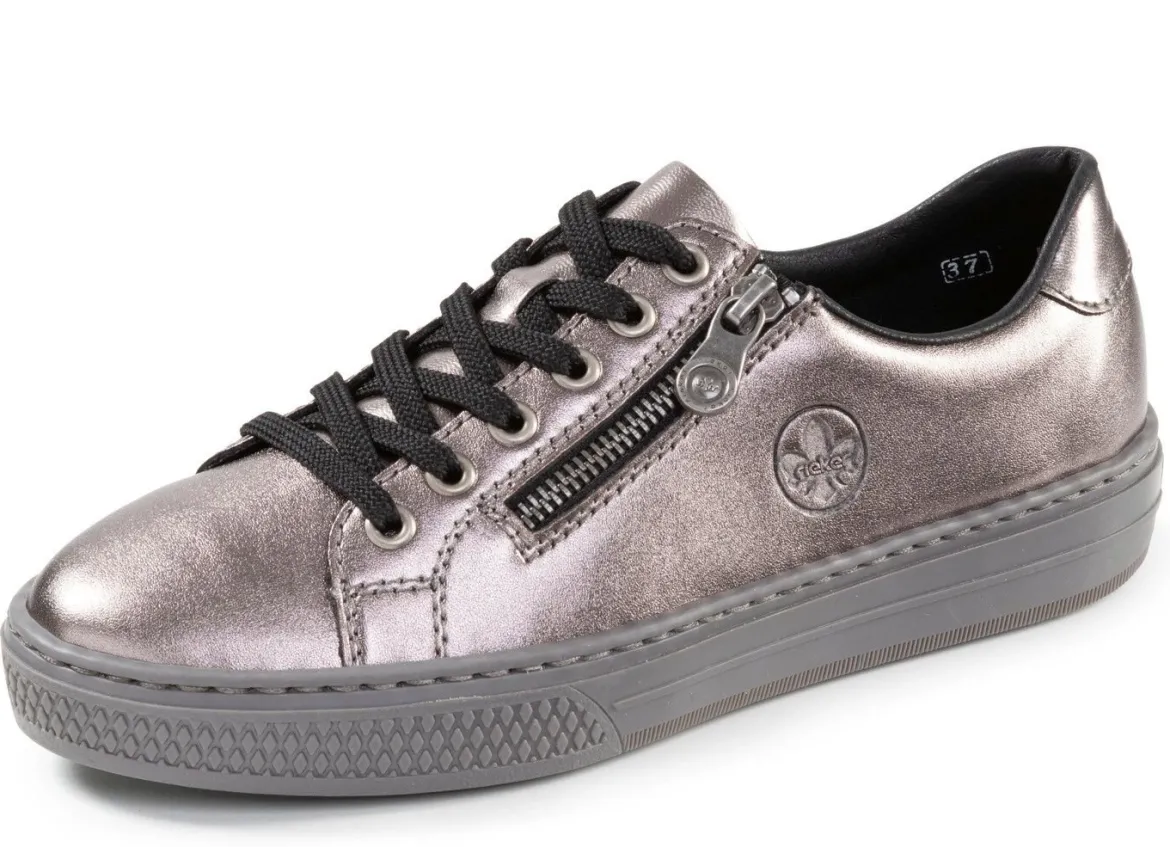 Rieker, modische Damen-Sneaker, mit Reißverschluss