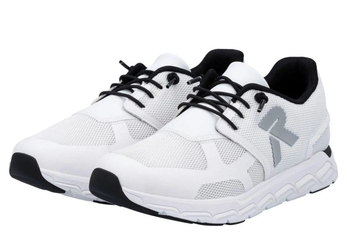 Rieker Sneaker aus teilweise beschichtetem Meshmaterial