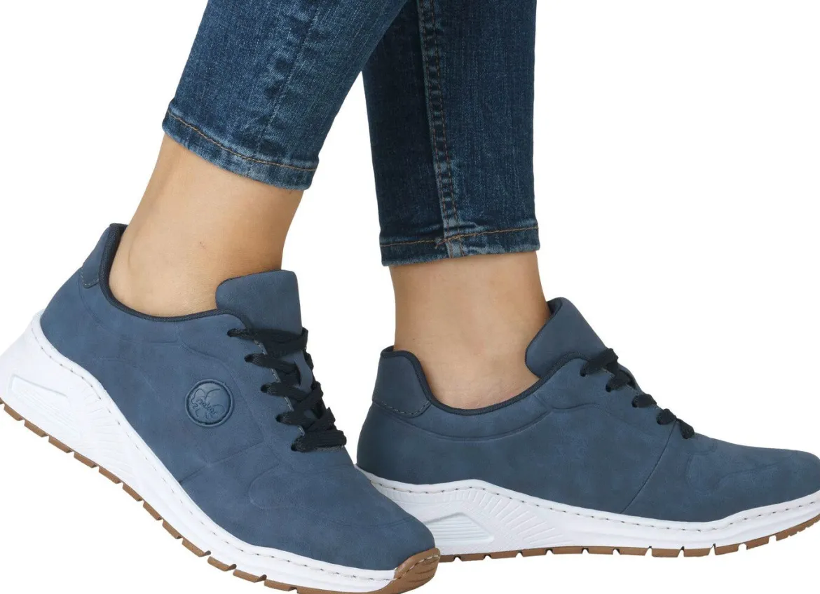 Rieker, stylische Damen-Sneaker, Weite H, mit herausnehmbarem Fußbett