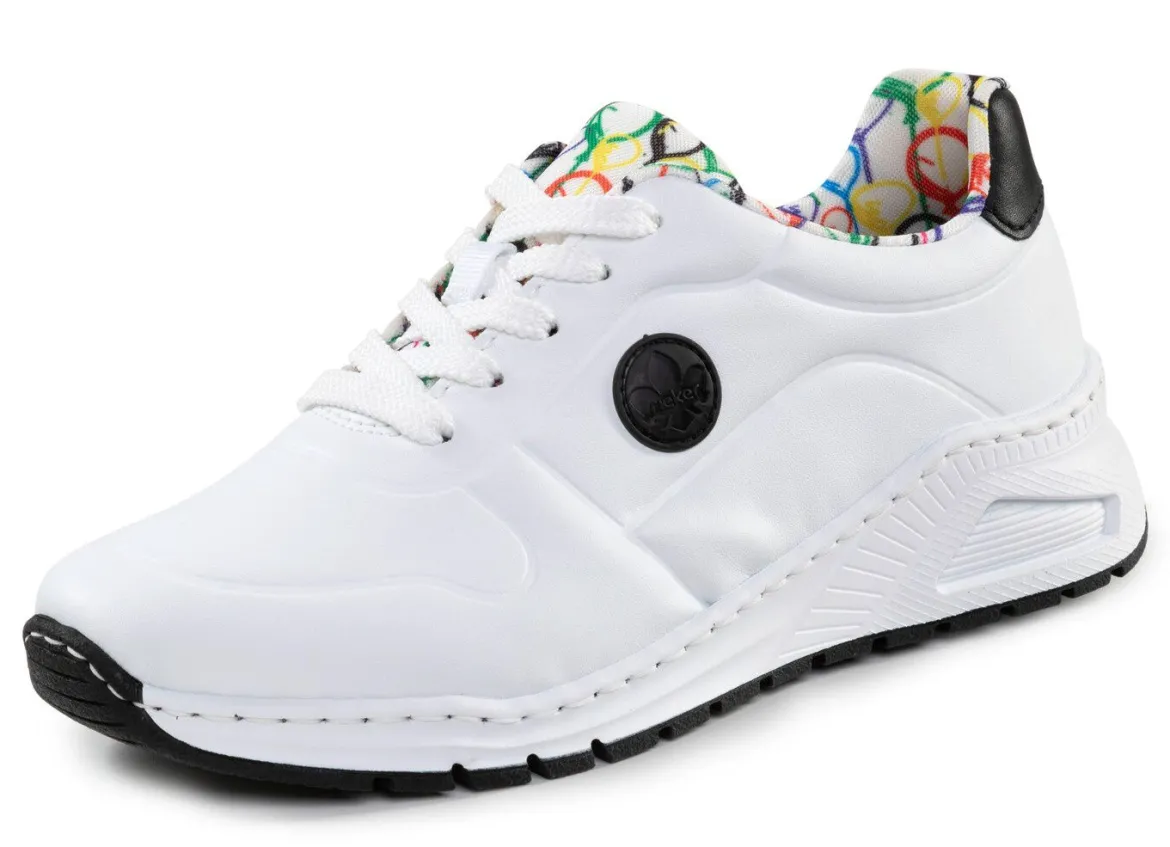 Rieker, stylische Damen-Sneaker, Weite H, mit herausnehmbarem Fußbett