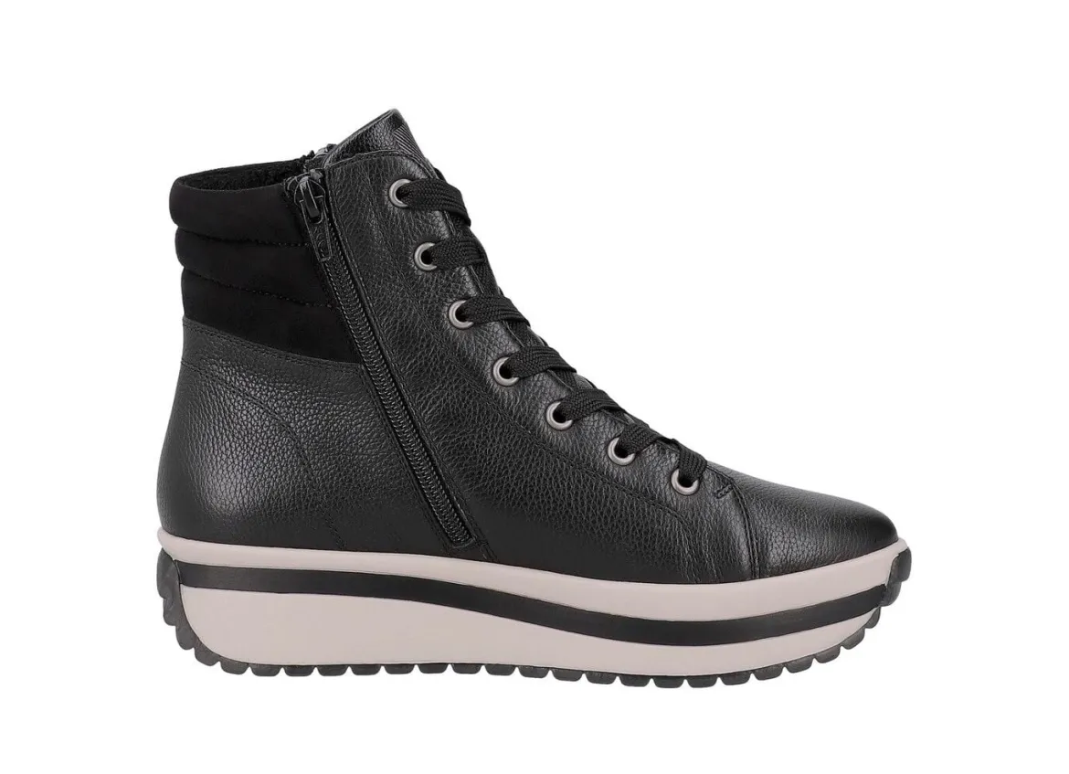 Rieker, trendige Damen-Boots, Winterschuhe, mit herausnehmbarem Fußbett