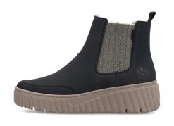 Rieker, trendige Damen-Boots, Winterschuhe, mit herausnehmbarem Fußbett