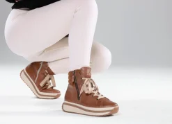 Rieker, trendige Damen-Boots, Winterschuhe, mit herausnehmbarem Fußbett