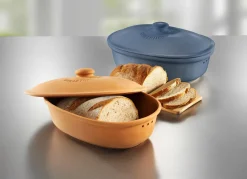 Römertopf Brottopf aus Naturton