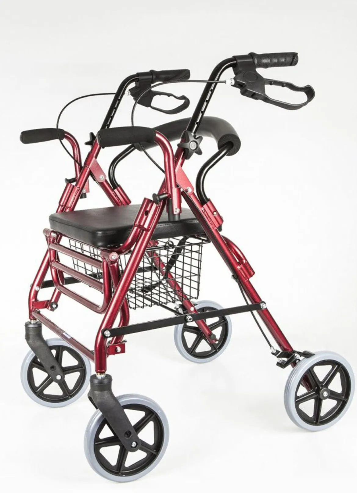 Rollator inkl. Fußstützen