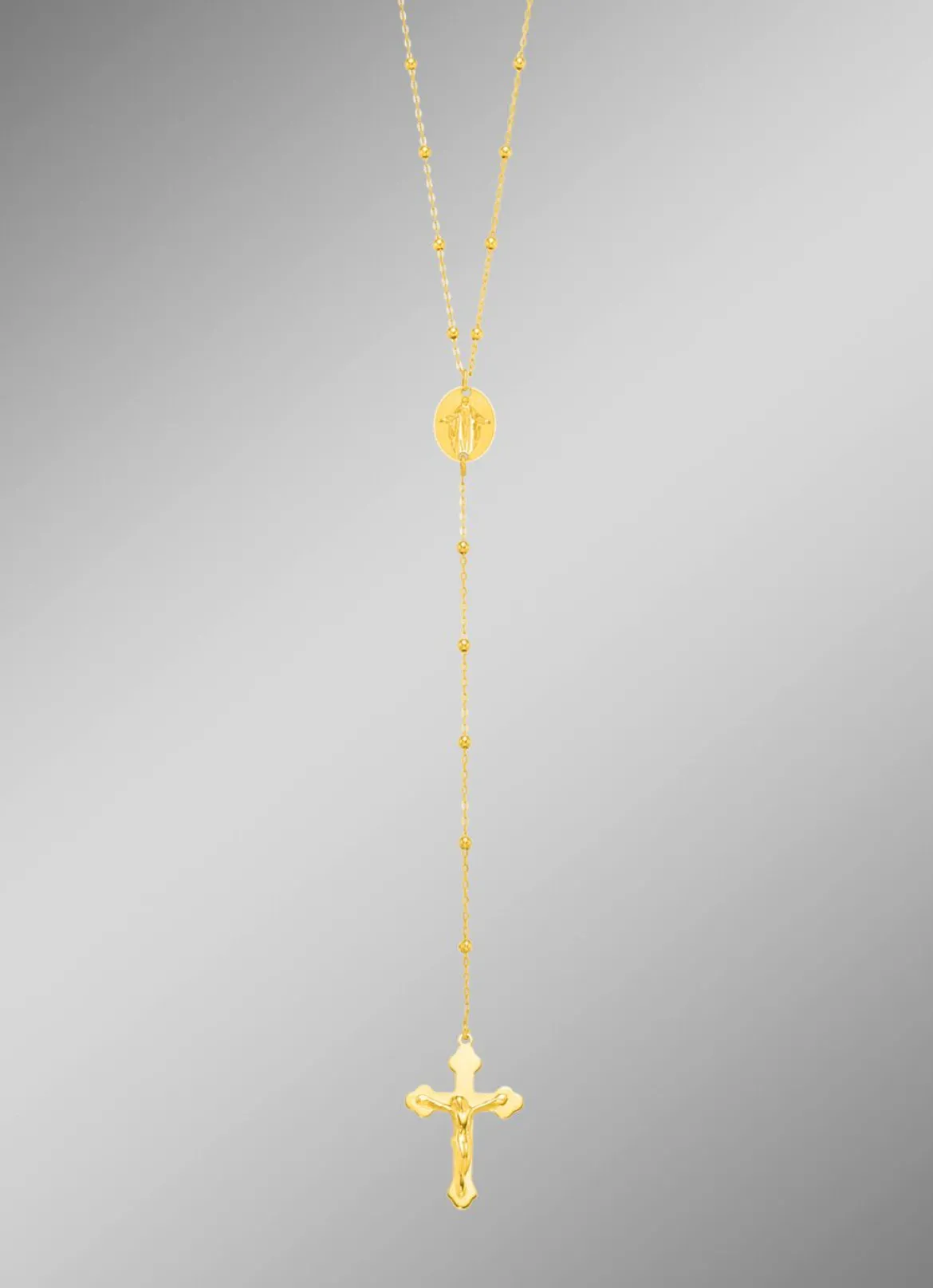 Rosenkranz-Ankerkette aus Gold
