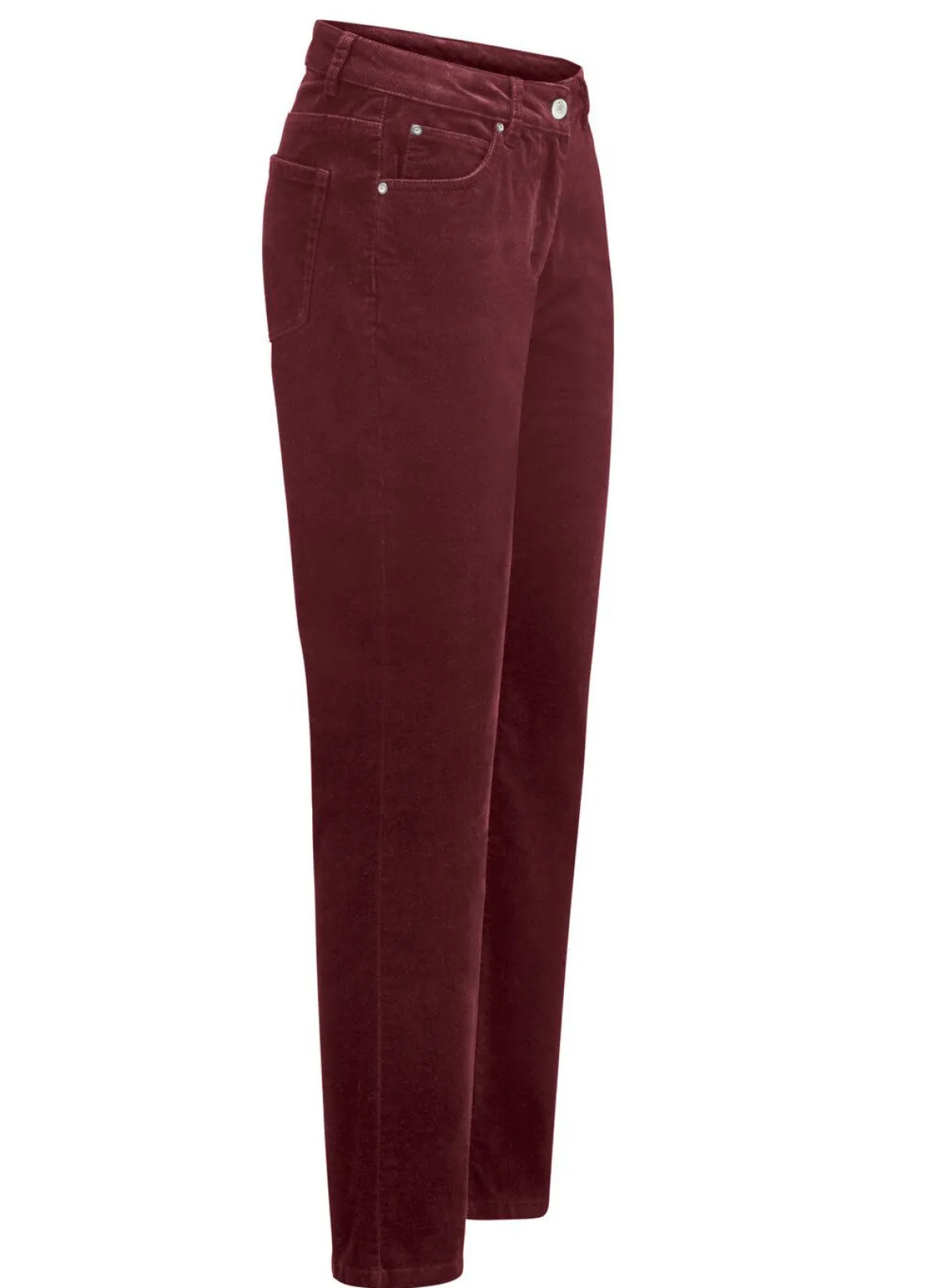 Samtweiche Hose in 5-Pocket-Form