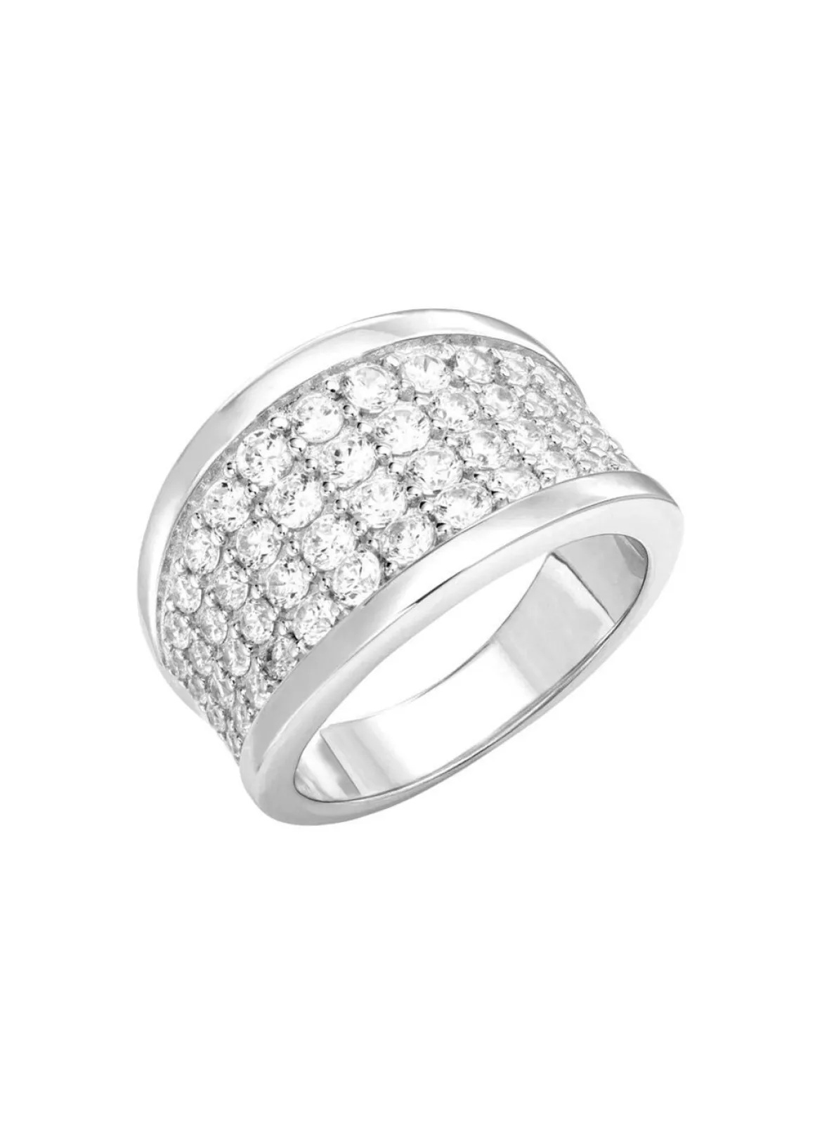 Schicker Damenring mit Zirkonia