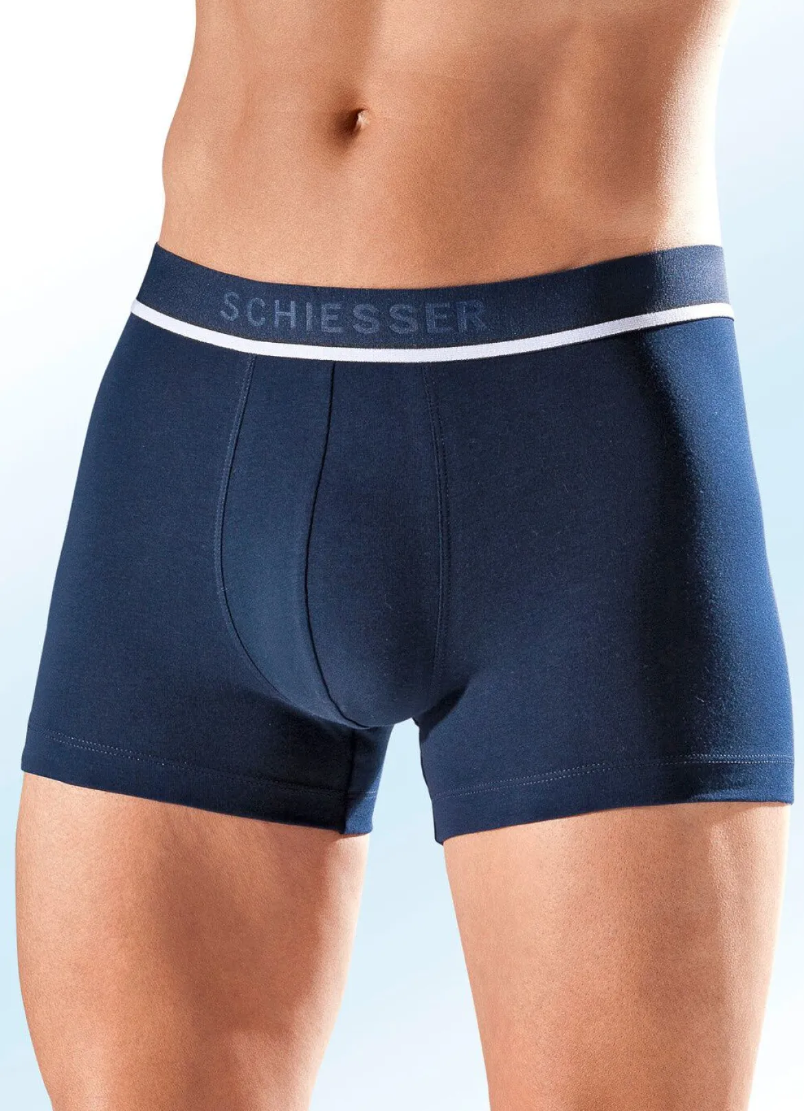 Schiesser Dreierpack Pants mit Elastikbund