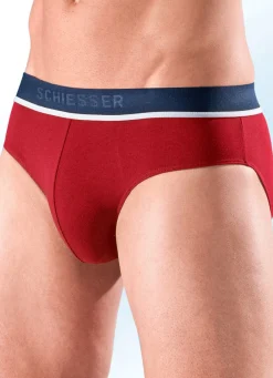 Schiesser Dreierpack Slips aus Feinjersey