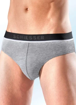 Schiesser Dreierpack Slips aus Feinjersey