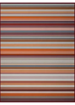 Schlafdecke mit Veloursbandeinfassung
