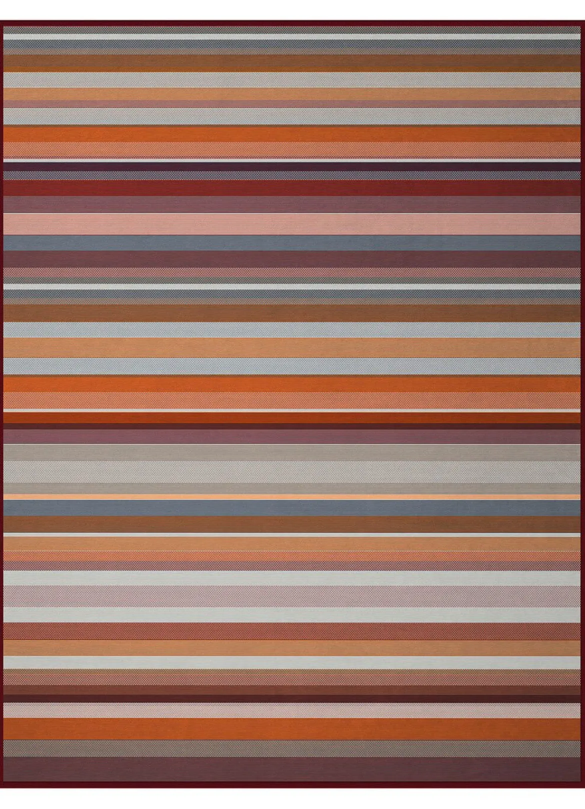 Schlafdecke mit Veloursbandeinfassung
