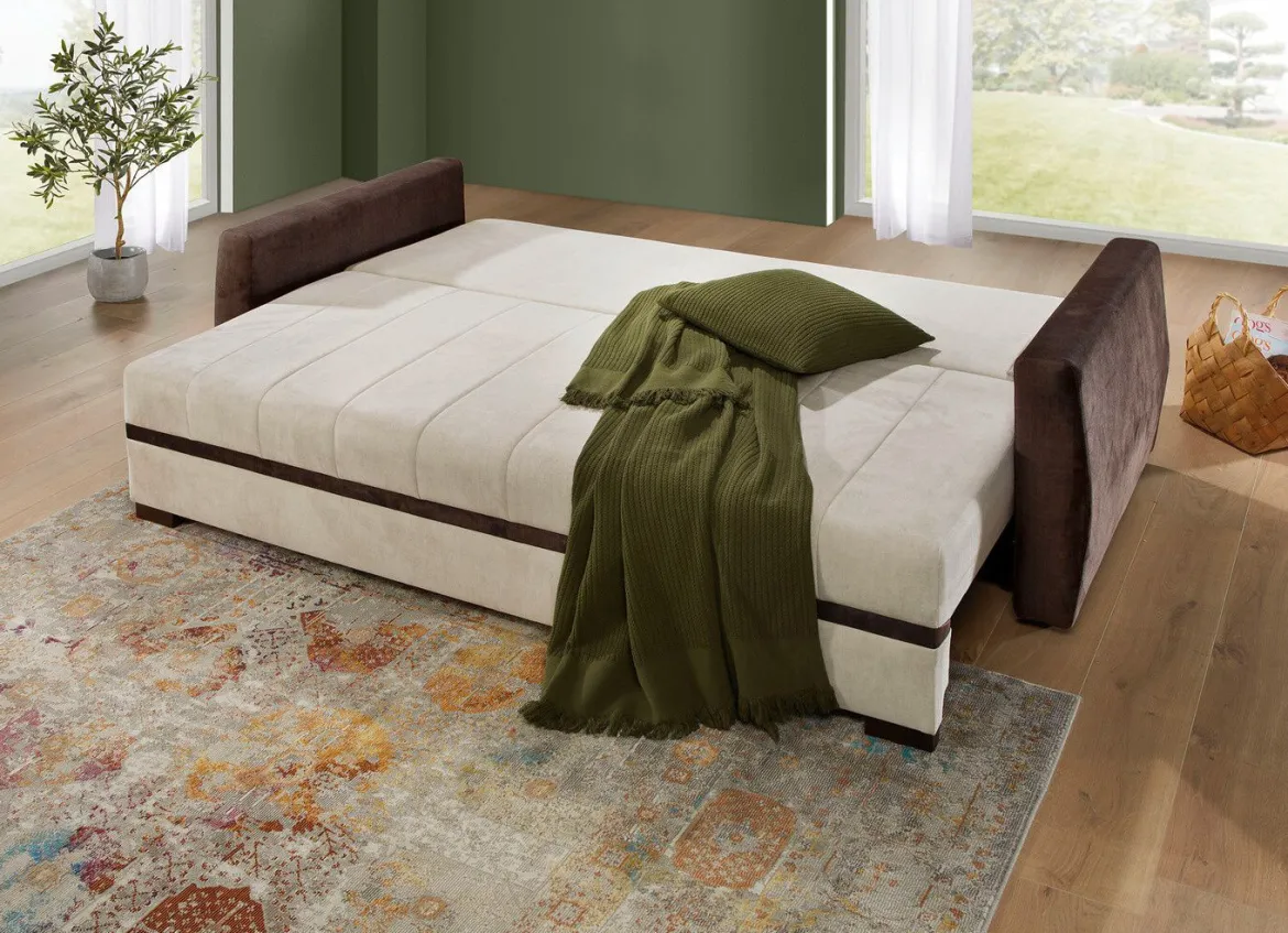 Schlafsofa mit Bettkasten