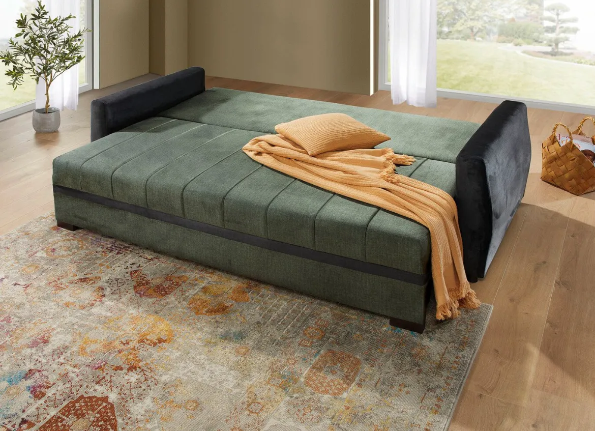 Schlafsofa mit Bettkasten