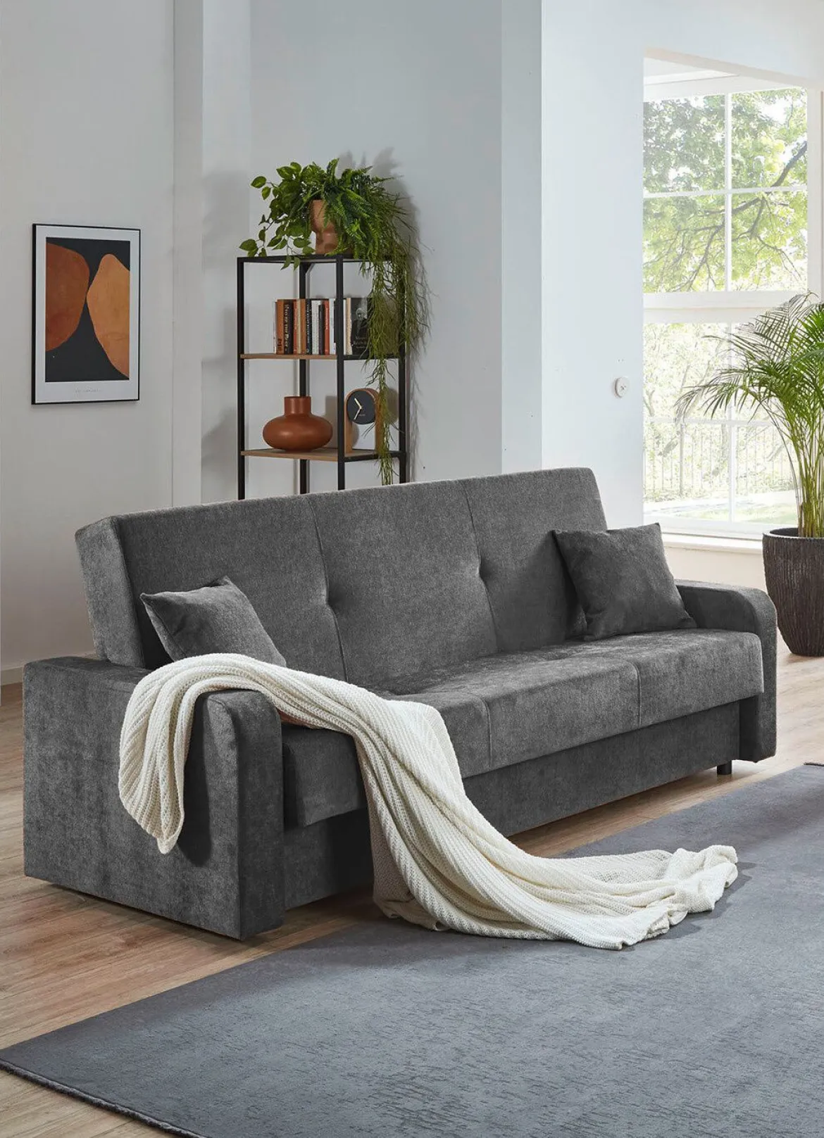 Schlafsofa mit Bettkasten