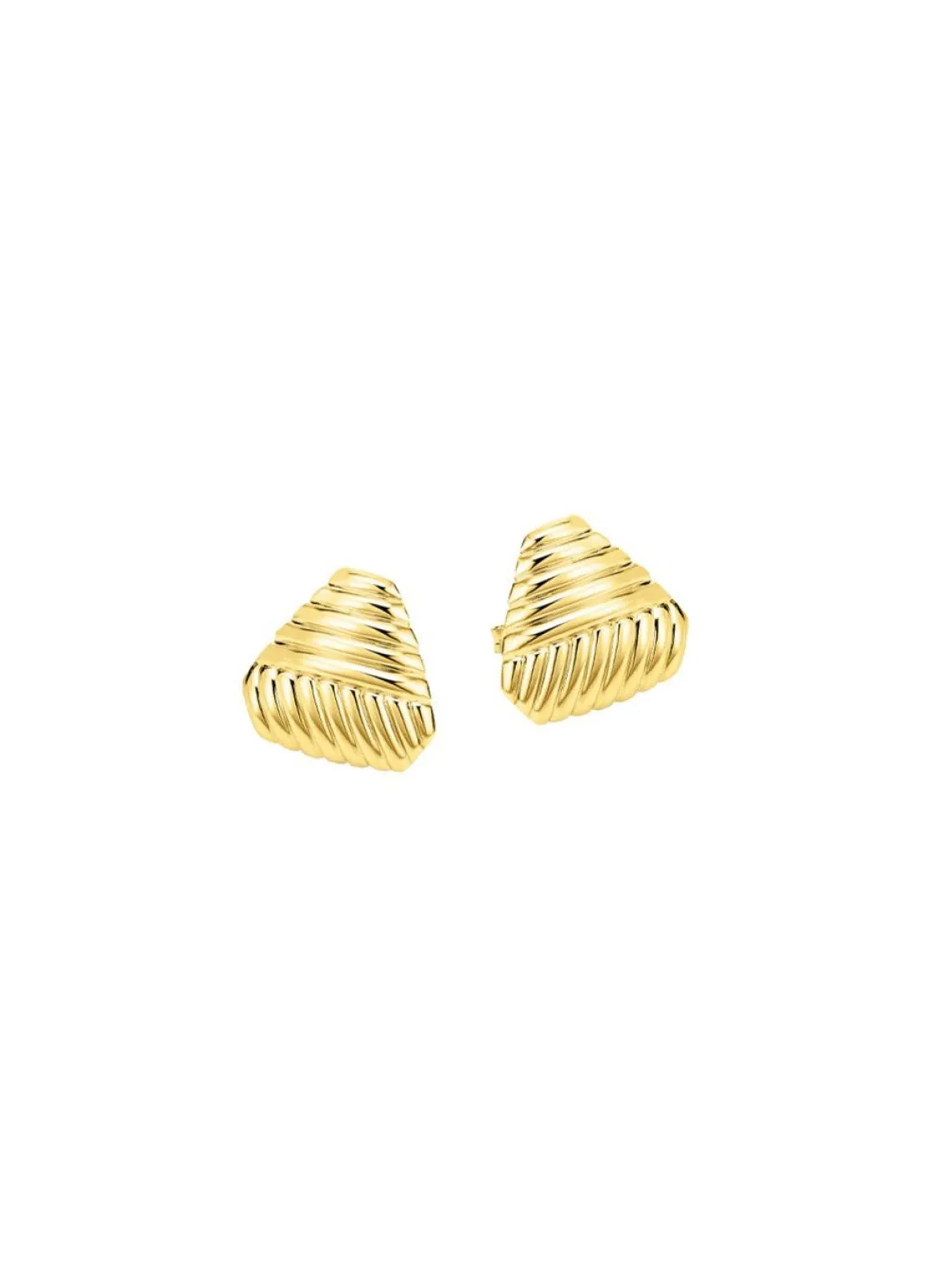 Schöne Ohrstecker mit Rillendesign