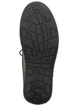 Schnür-Boots aus schattiertem Rind-Nappaleder