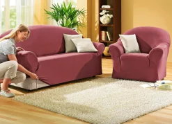Schützende Stretchbezüge für Sessel und Sofa