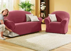 Schützende Stretchbezüge für Sessel und Sofa