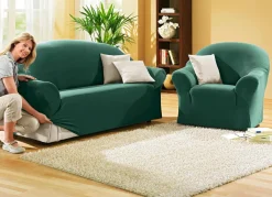 Schützende Stretchbezüge für Sessel und Sofa