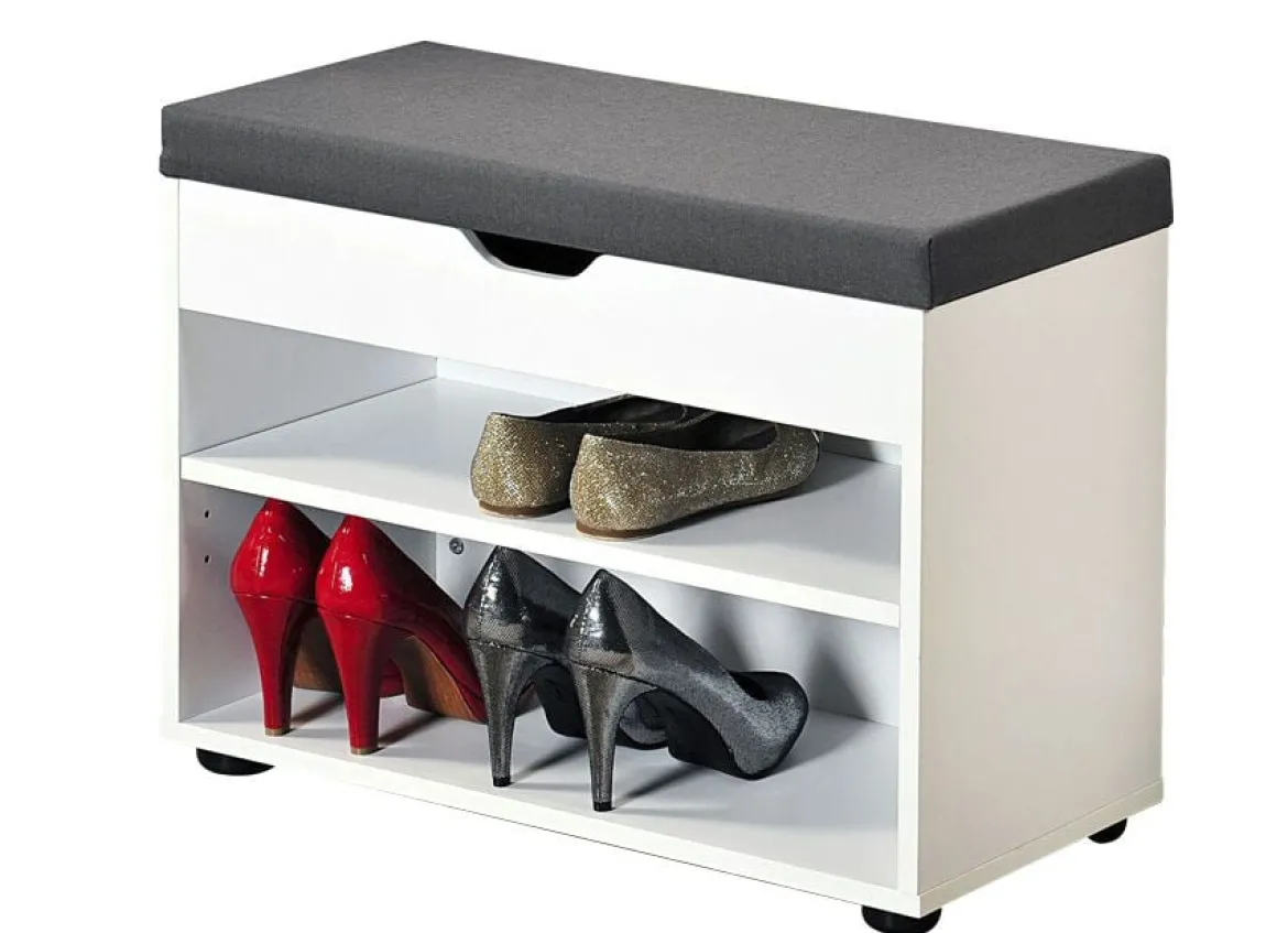 Schuhbank mit Sitzkissen