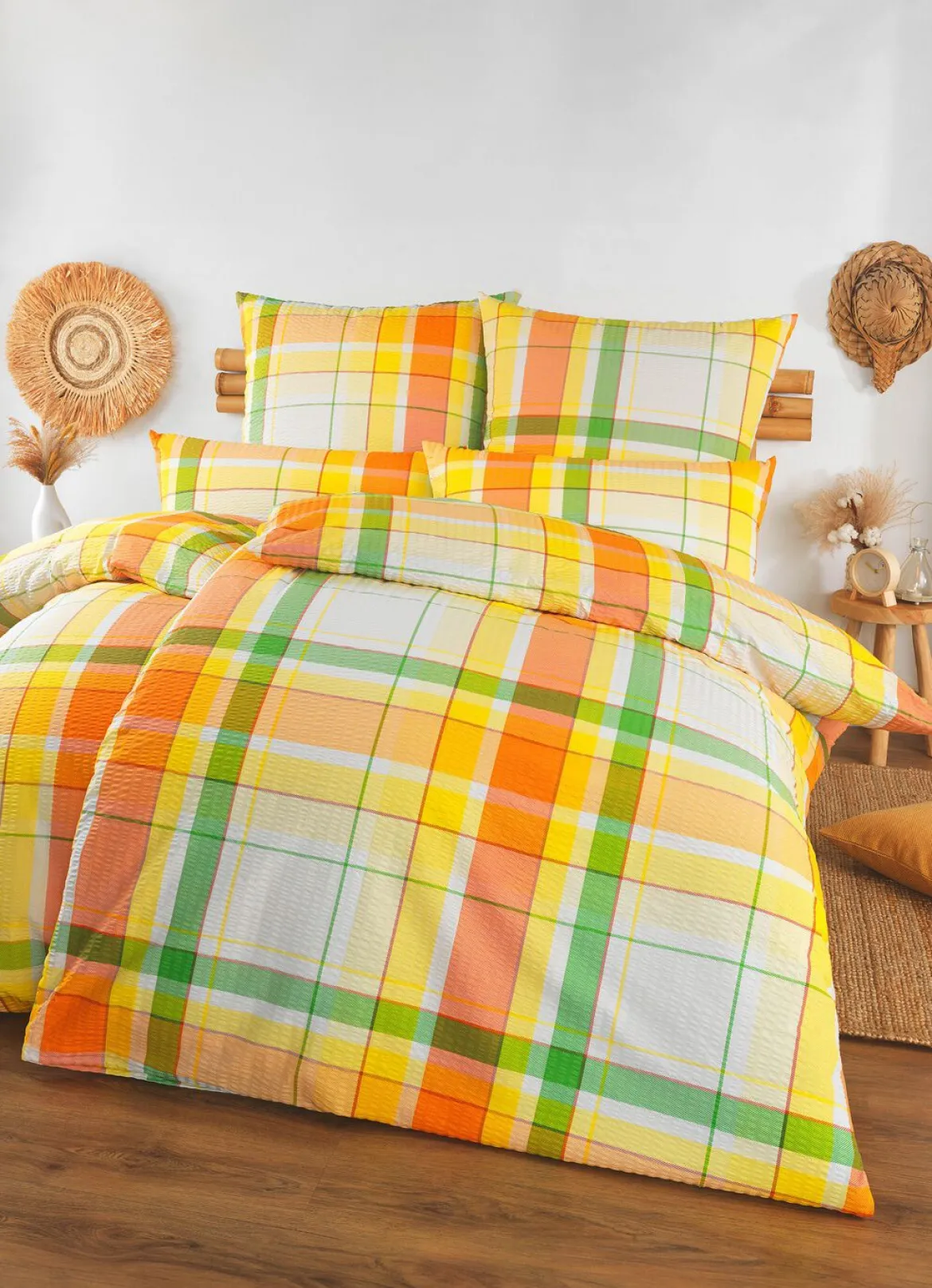 Seersucker Bettwäsche-Garnitur von Florella