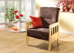 Sessel aus massiver Kiefer