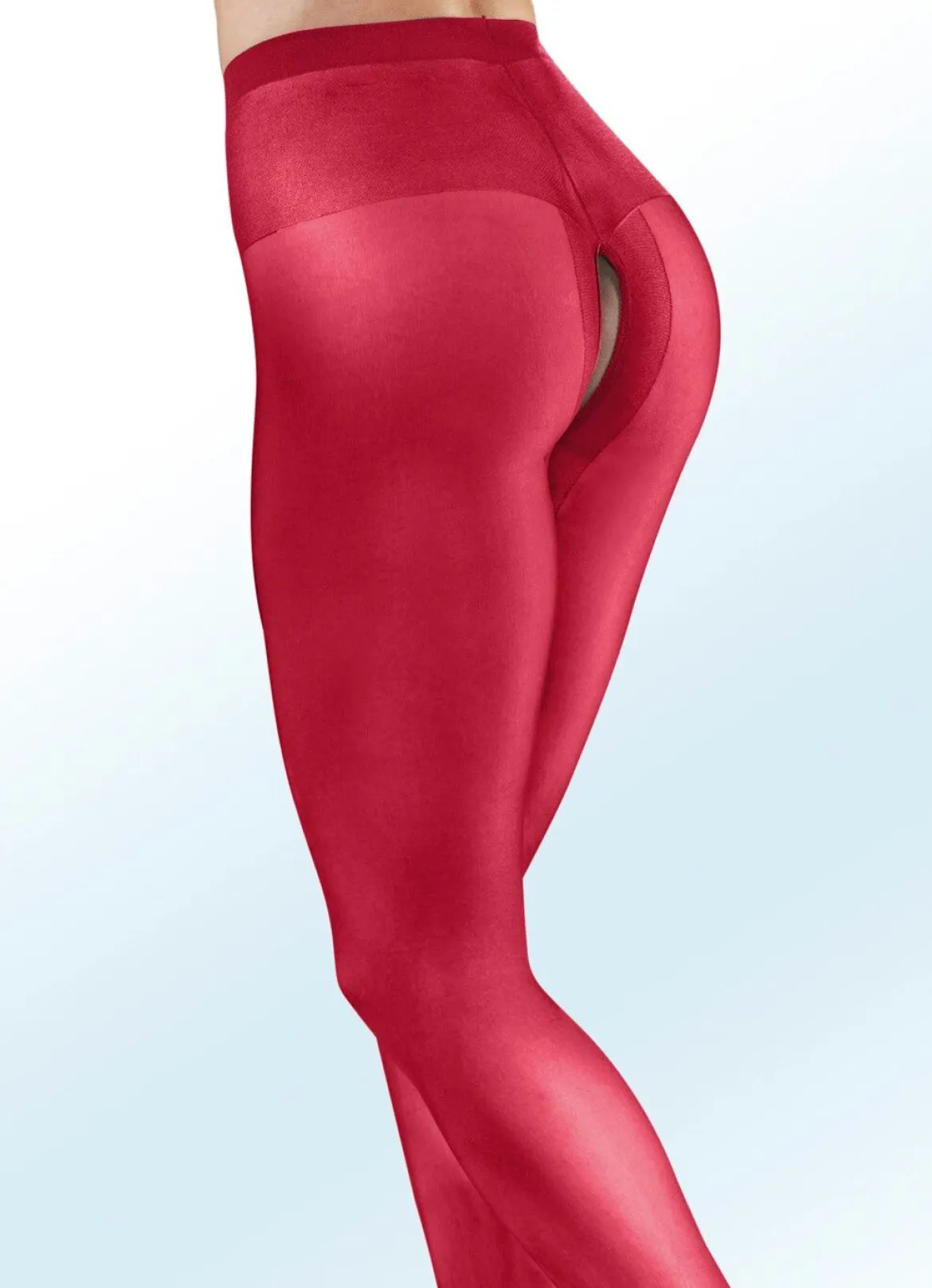 Sexy Dreierpack Strumpfhosen mit offenem Schritt